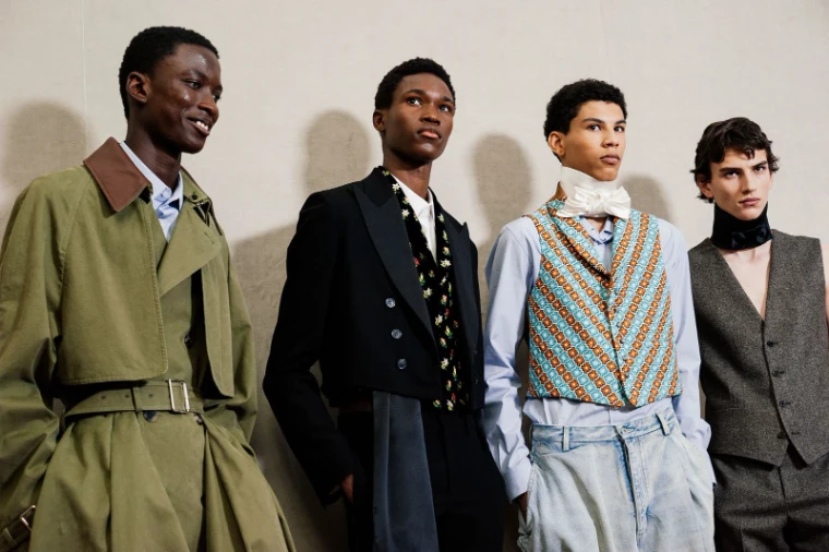 Tailoring shown at Paris Fashion Week Menswear, an engagement in the season calendar of The Mansa Court